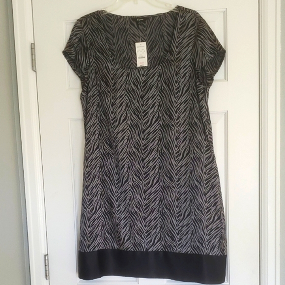 Nwt Express Silk Dress womens sz l - Picture 1 of 4